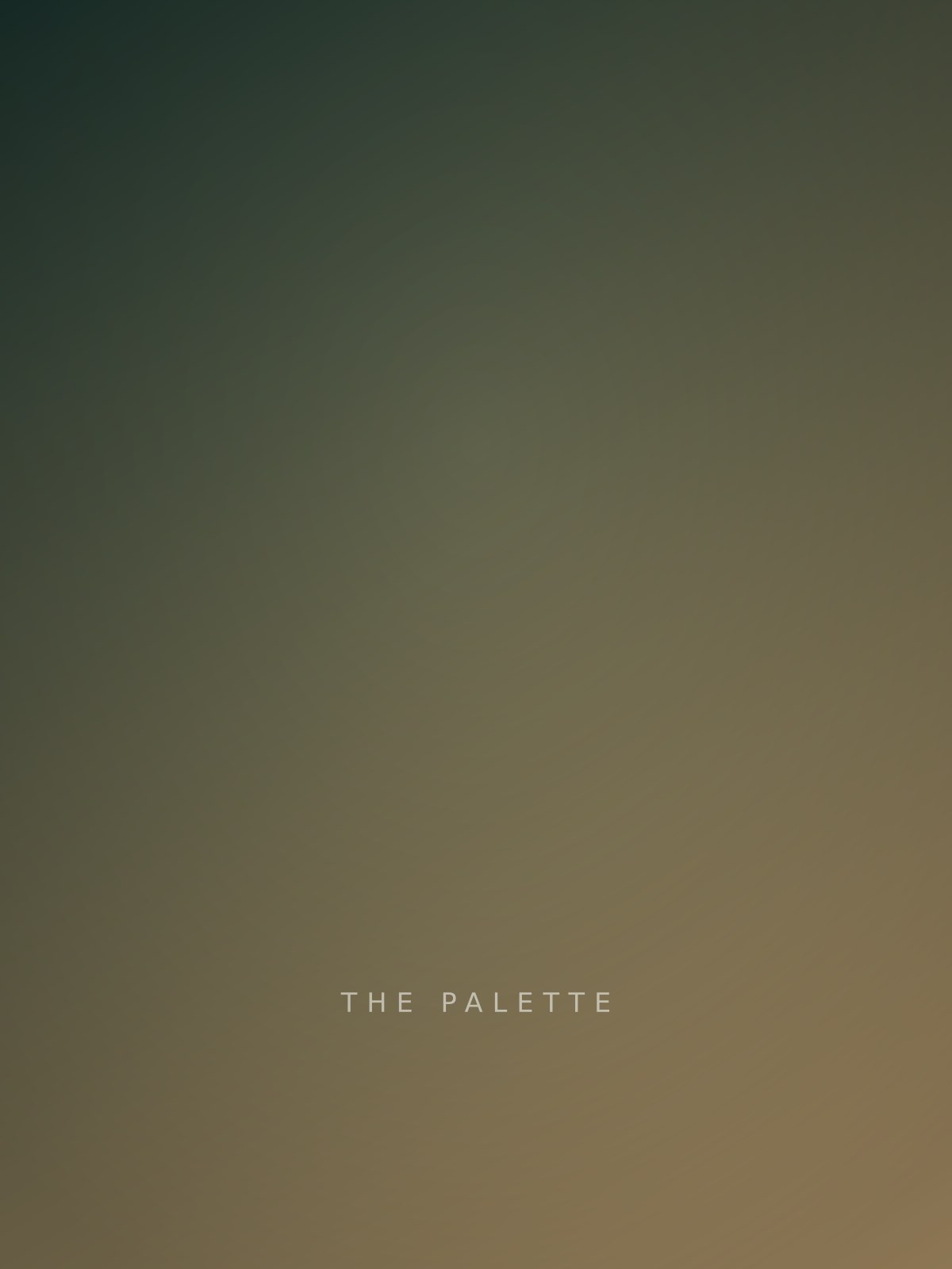 Aeronest colour palette, sand and teal