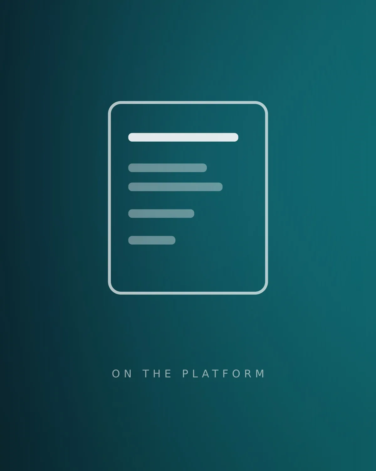 Maitrisez platform screen