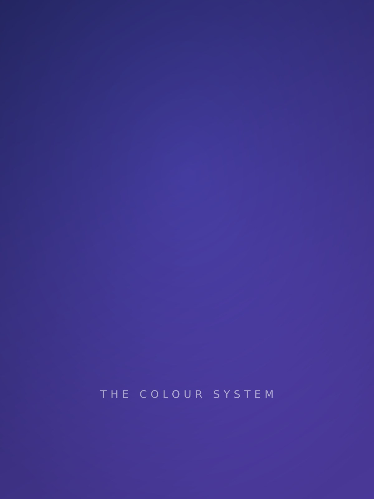 Rouad El Maouahib colour system, indigo and violet
