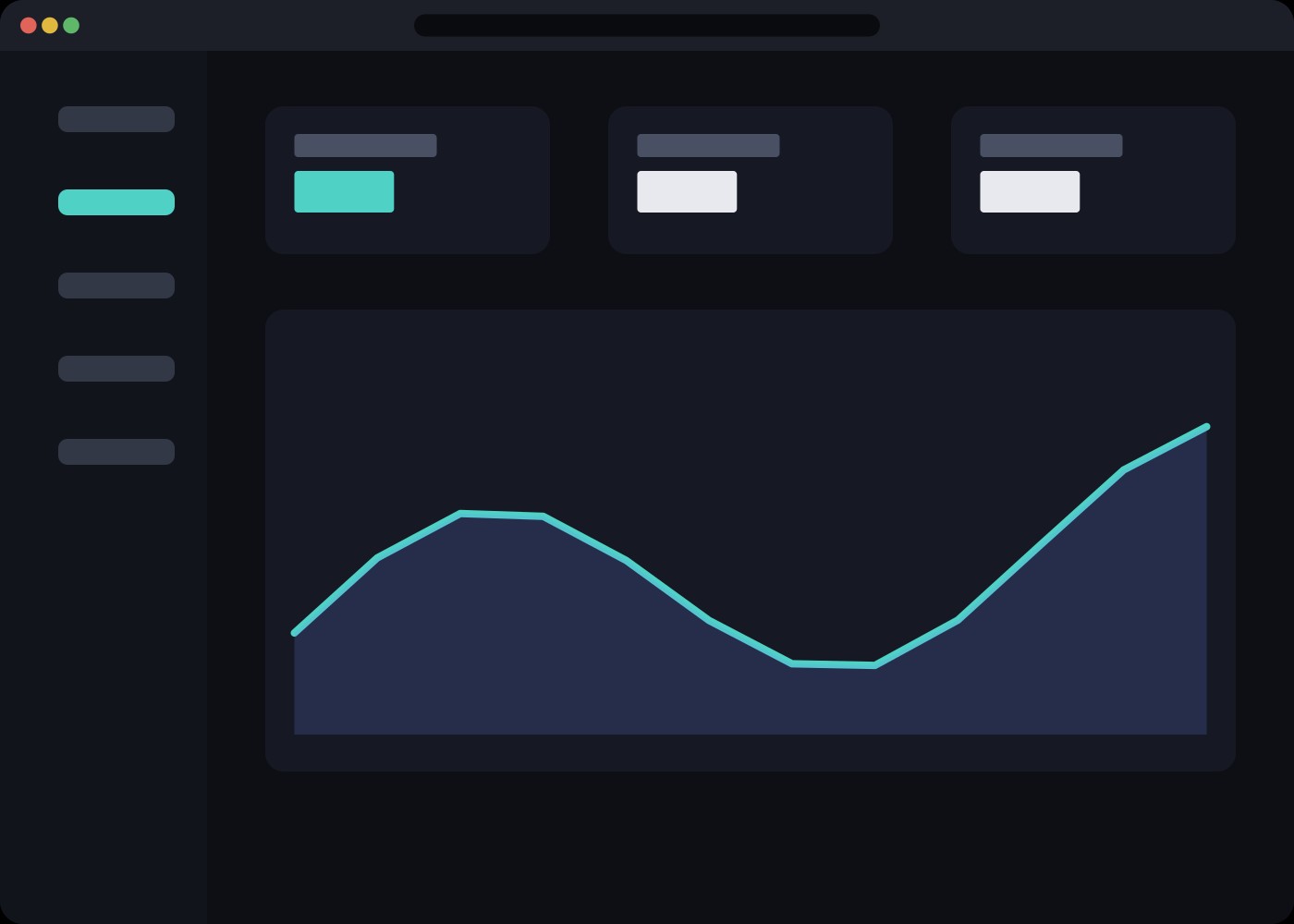Nova Analytics dark mode